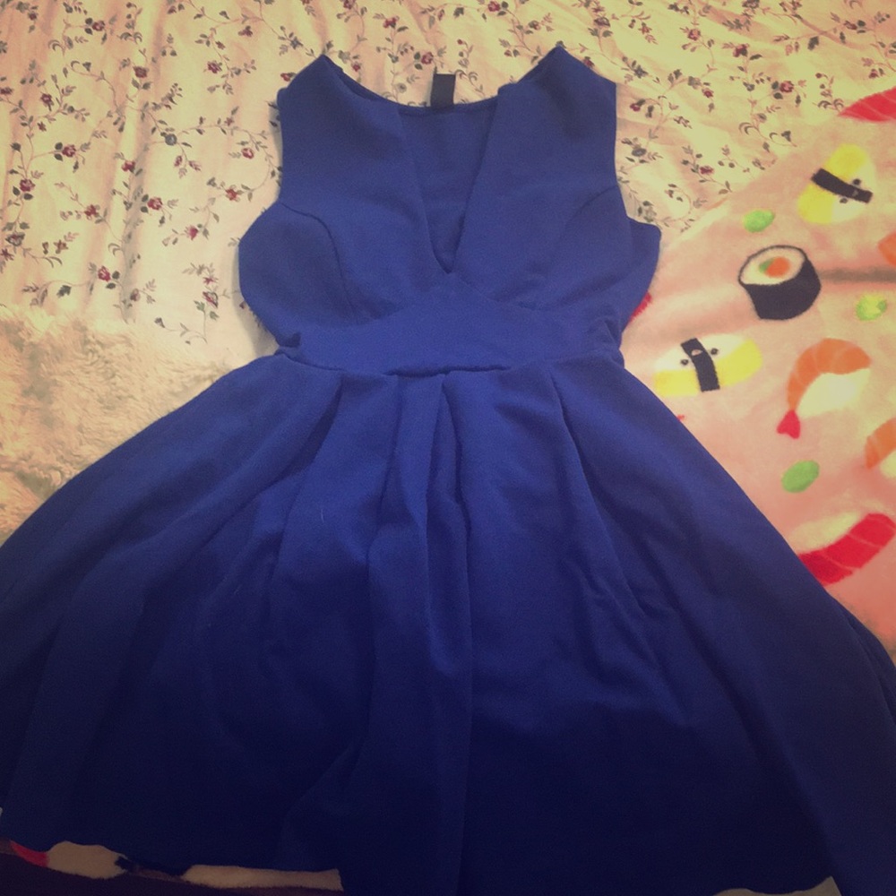 Blue dress